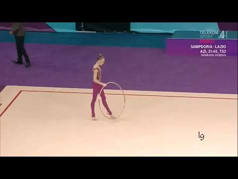 Khrystyna Pohranychna Hoop Final World Challenge Cup Cluj-Napoca 2019