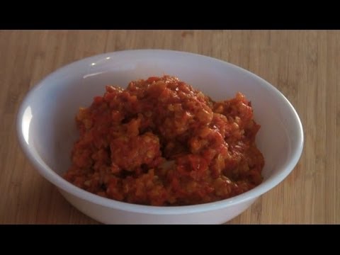 サンバルチリソース（自家製） レシピ (Sambal Chilli Sauce (Home made) Recipe)