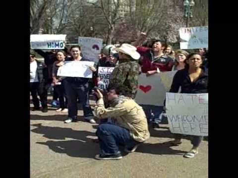 Protesting the Westboro Baptist Church