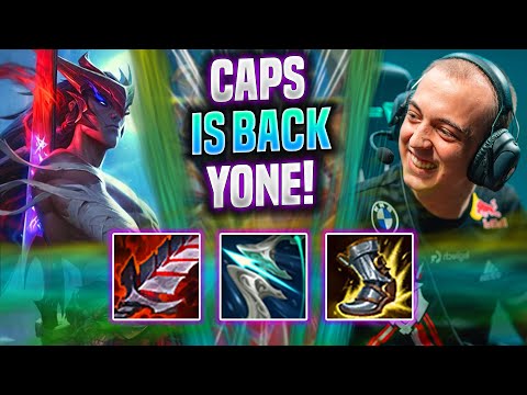 CAPS BRINGS BACK YONE! - G2 Caps Plays Yone Top vs Aatrox! | Season 2022