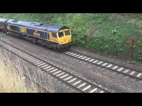 SRPS Tour Train Hauled by GBRF 66 740