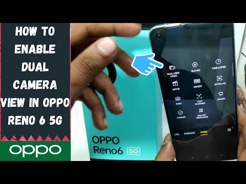 How to Enable Dual Camera View in OPPO RENO 6 5G| Best Camera Tricks in OPPO Reno 6 5G