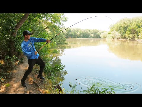 CARAS FRUMOS ÎMI ÎNDOAIE LANSETA. PESCUIT LA PLUTĂ PE RÎUL NISTRU