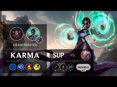 Karma Support vs Soraka - EUW Grandmaster Patch 9.9