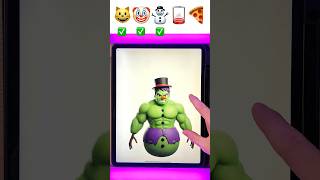 OMG 🟢Hulk with  Emoji  #hulk  #spiderman #emoji