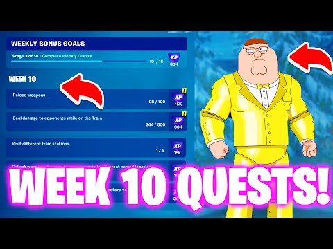 How To Complete Week 10 Quests in Fortnite - All Week 10 Challenges Fortnite Chapter 5 Season 1