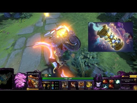 Dota 2 Bountry Hunter Immortal Hunter´s Hoard with Hunter with No Name
