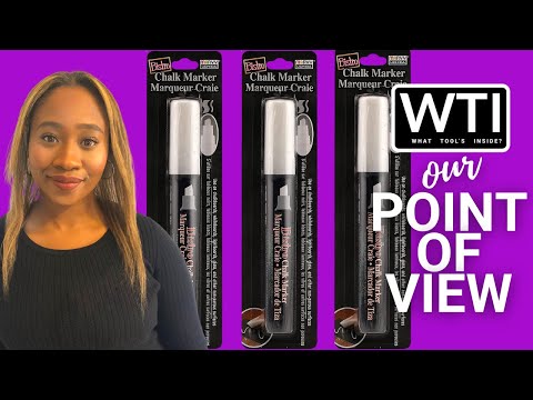UCHIDA Chisel Tip Bistro Chalk Markers - WTI product video review