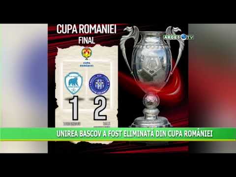 UNIREA BASCOV A FOST ELIMINATĂ DIN CUPA ROMÂNIEI