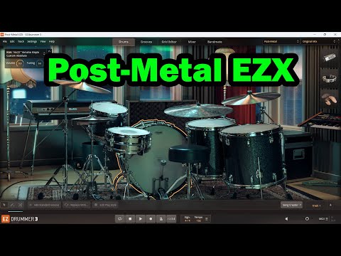 EZDrummer 3 Post-Metal (EZX) Presets Demo 🔥 | Full Sound Test 2025 | iamshane