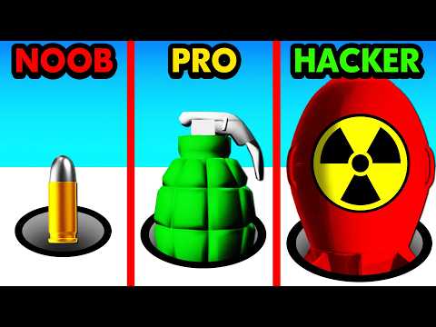 NOOB vs PRO vs HACKER ATTACK HOLE