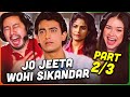 JO JEETA WOHI SIKANDAR Movie Reaction (Part 2/3)! | Aamir Khan | Deepak Tijori | Ayesha Jhulka