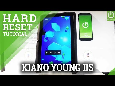 How to Hard Reset KIANO Young IIs - Wipe Data in Android Tablet