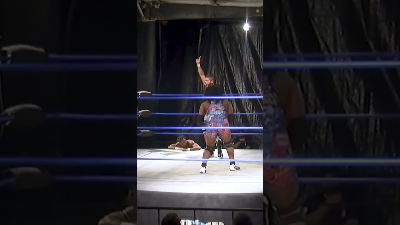 #AEW Star Matt Sydal lights up Moses with big time kicks 👁 #wlw #wrestling #showdown #tagteamtitles