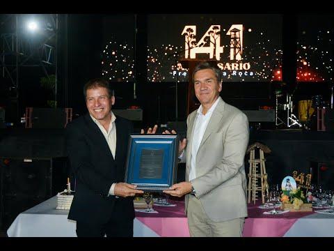 141° DE PRESIDENCIA ROCA: EL GOBERNADOR ZDERO ACOMPAÑÓ A LA COMUNIDAD CON OBRAS