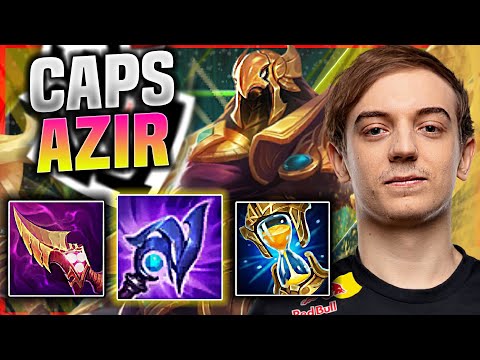 CAPS CHILLING WITH AZIR! - G2 Caps Plays Azir MID vs Talon! | Season 11