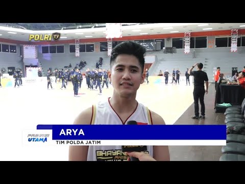 ANTUSIASME PEMAIN BASKET KAPOLRI CUP 2024