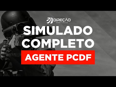 Simulado completo Agente PCDF | AO VIVO
