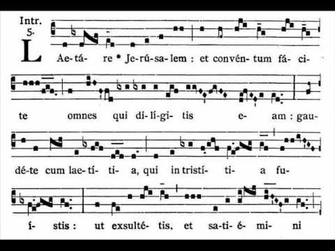 Dominica IV. in Quadragesima - Introitus (Laetare)