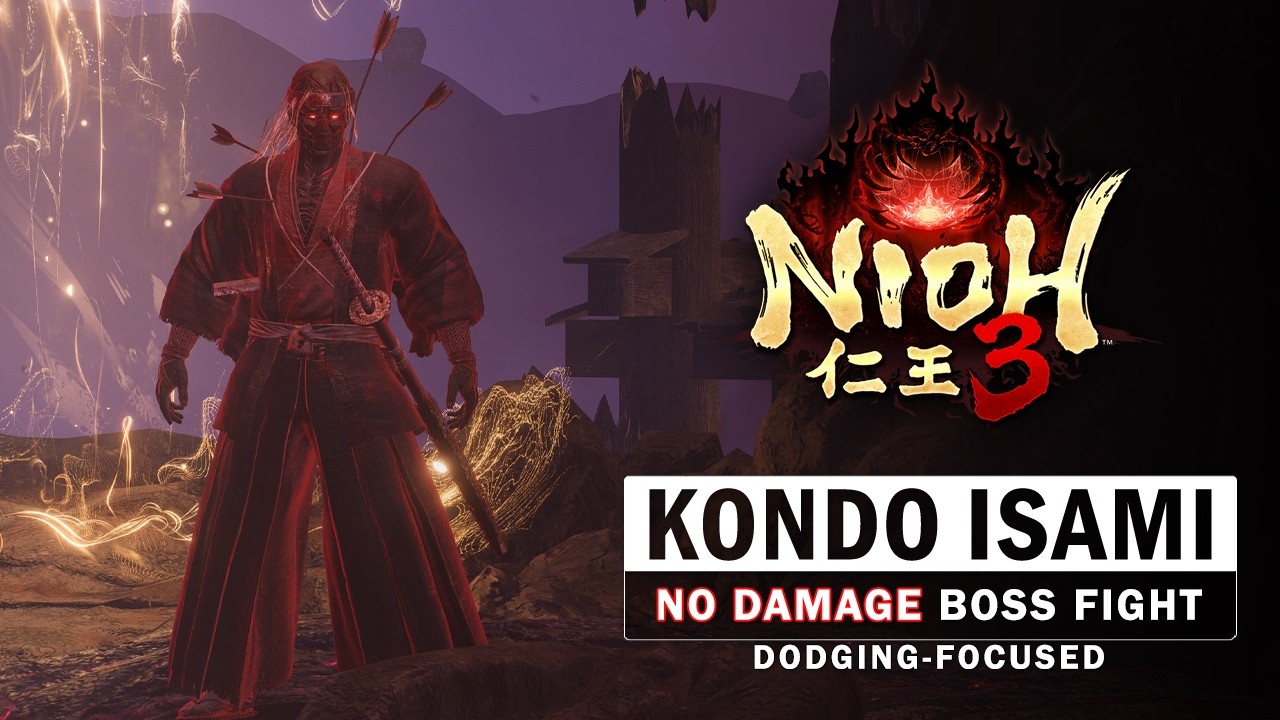 Nioh 3 - Kondo Isami Boss Fight (No Damage)