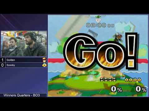 GSS 104 SSBM - Golden (C. Falcon) vs. Scooby (Sheik) - Melee WQF