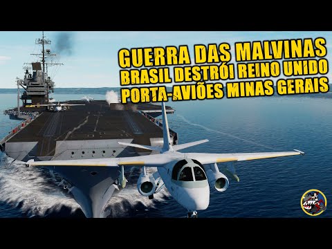 SIMULATION: BRAZIL IN THE FALKLANDS WAR (Aircraft Carrier Minas Gerais) PART 1/3