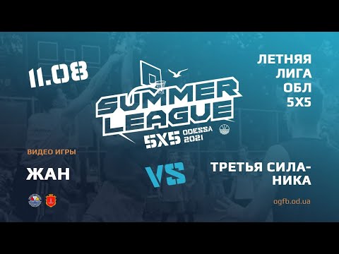 Летняя Лига. ЖАН - ТРЕТЯ СИЛА-НИКА. 11.08.2021. ГРУППА А