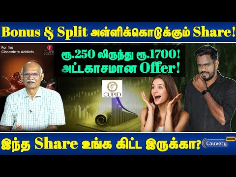 Cupid share bonus and split explained in Tamil | Personal care product stocks | Pharma stocks