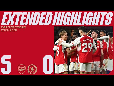 EXTENDED HIGHLIGHTS | Arsenal vs Chelsea (5-0) | Trossard, White (2), Havertz (2)