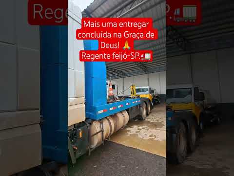 Descarga concluída na Graça de Deus!Regente feijó!-SP.🚛🙏
