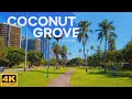 [4K] COCONUT GROVE, Miami. Lifestyle