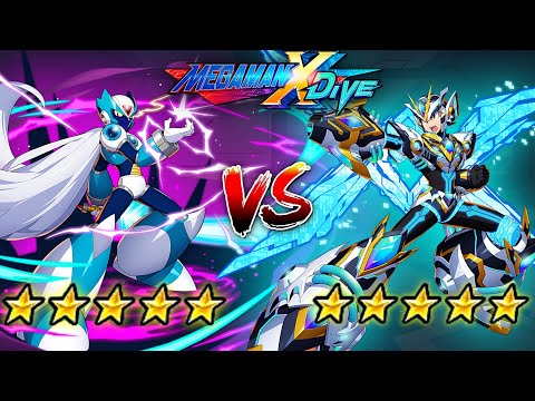ViA 5☆ Vs Next DiVE Armor X 5☆ - Mega Man X DiVE (Mobile Controls PvP)