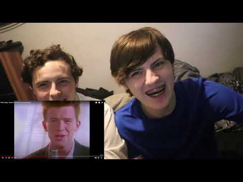 teenagers react to rick astley - never gonna give you up