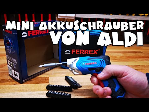 Aldi - FERREX® 3,6 V Li-Ion Akkuschrauber - Vorstellung