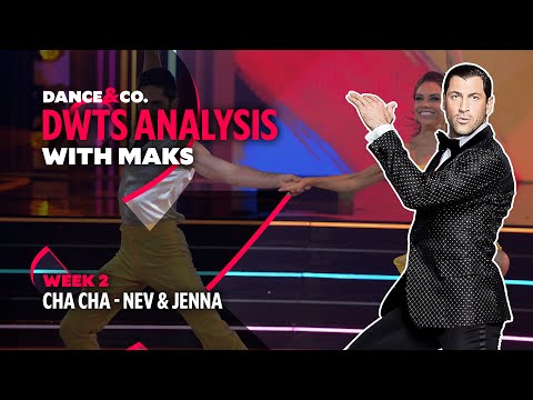 DWTS MAKS ANALYSIS: Week 2 - Nev Schulman & Jenna Johnson's Cha Cha