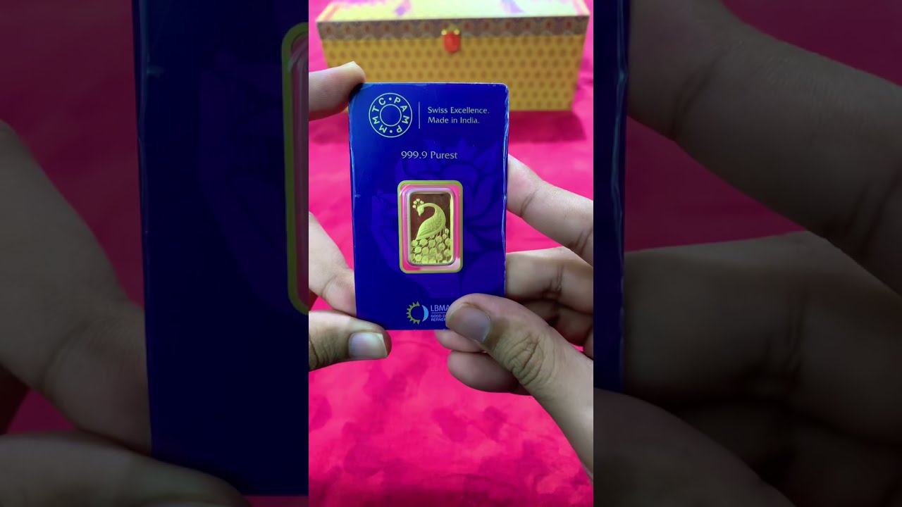 10 Gram Gold Bar Unboxing #shorts #gold #mmtcpamp