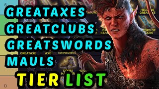The BEST TWO HANDED WEAPONS in Baldur's Gate 3 - Honor Mode Tier List and Guide