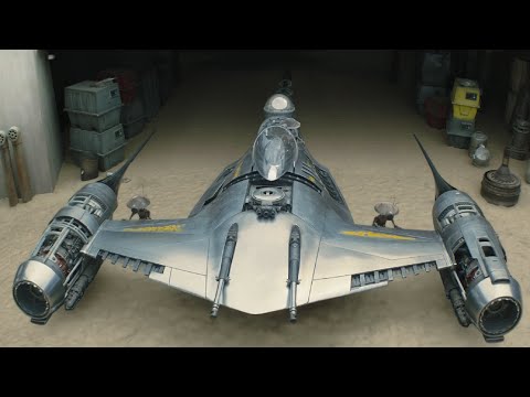 Mando Flies his Naboo N-1 Starfighter like Anakin Skywalker