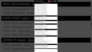 Today's Football fixtures and Kickoff Results.