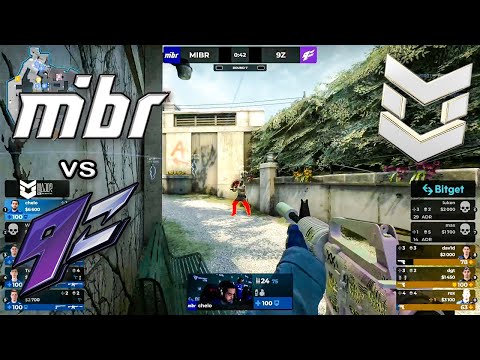 MIBR vs 9z - HIGHLIGHTS | PGL Major Antwerp 2022 | Swiss round 1 | CSGO