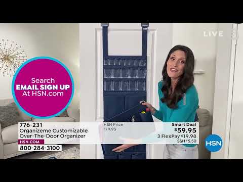 Organizeme Customizable OverTheDoor Organizer