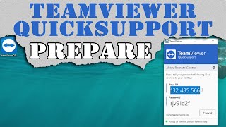 Remote desktop with TeamViewer QuickSupport - prepare on Windows [29.03.2022] [English]