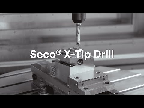 Seco X-Tip drill in action: fast, precise, and built for any material