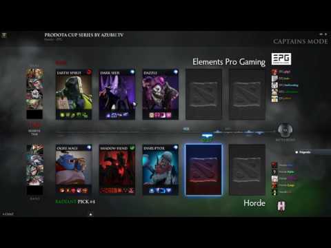 Horde vs Elements Pro Gaming ProDotA Cup Europe #15 Game 3