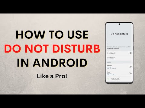 How To Use Do Not Disturb on Android | Master Do Not Disturb Settings