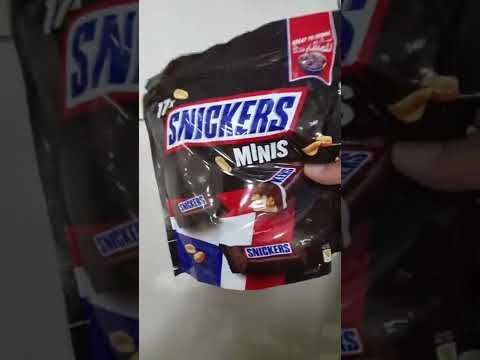 🔴🍫 Snickers mini chocolate #shorts