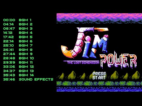 Jim Power - The Lost Dimension (NES/Famicom) - Full OST/Soundtrack