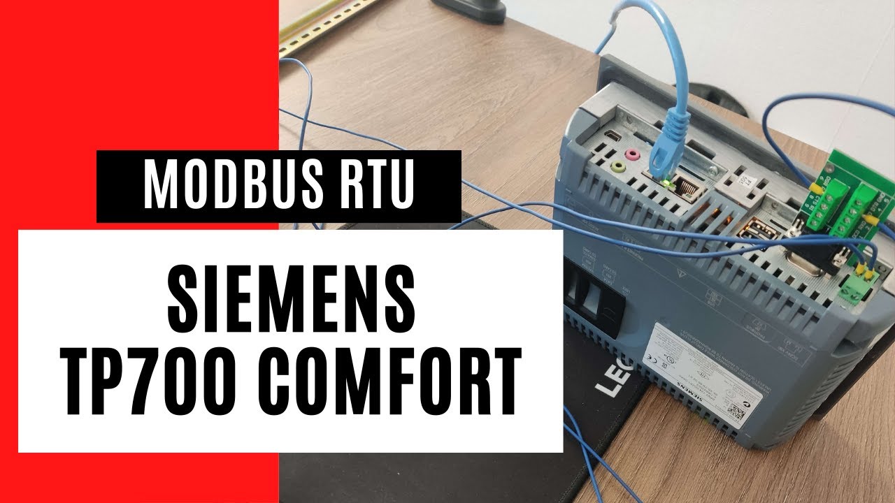 Panel HMI TP700 jako Master w sieci MODBUS RTU
