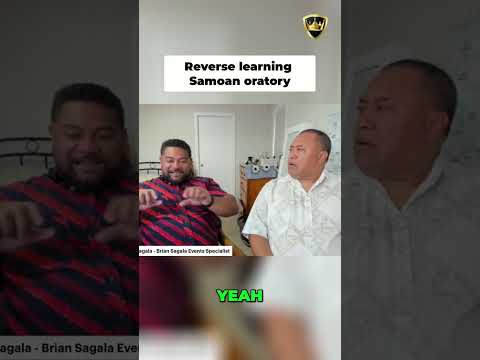 Reverse learning Samoan oratory