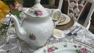 Victorian Spring Tablescape 2024